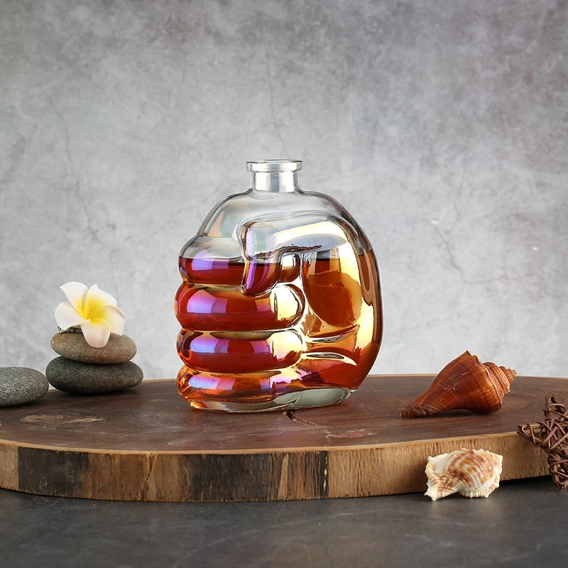 personalised whisky bottle and glass