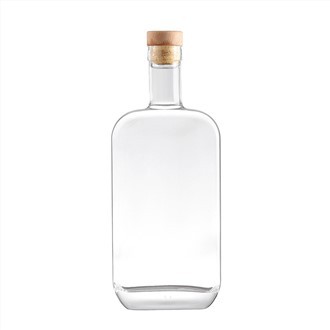 Krystall hvit vodka glassflaske