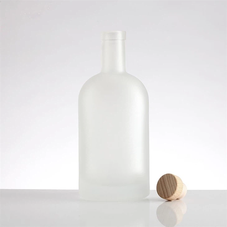 Customized Chinese Factory Frosted Round Bottle