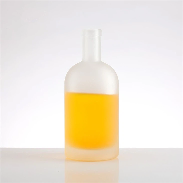 Customized Chinese Factory Frosted Round Bottle