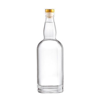 Krystallklar glassflaske