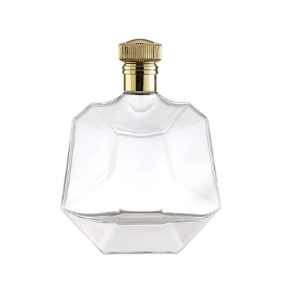 Flat vin whisky glassflaske