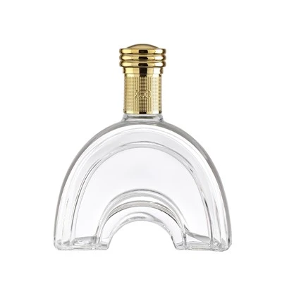 Grønne glass whiskyflasker