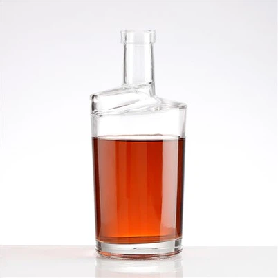 Vodka Wine Spirit tilpassede glassflasker med kork